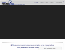 Tablet Screenshot of espacerendezvous.fr